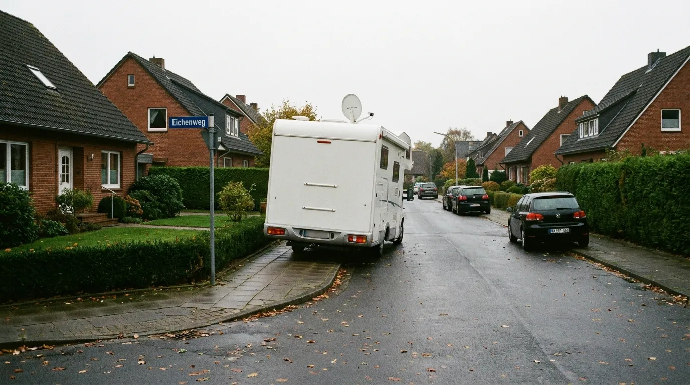 Wohnmobil im Wohngebiet abstellen?